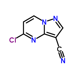 5-Chloropyrazolo[1,5-a]pyrimidine-3-carbonitrile structure