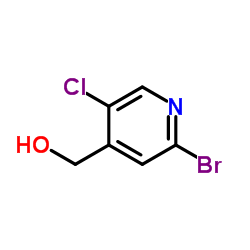 (2-Bromo-5-chloro-4-pyridinyl)methanol结构式