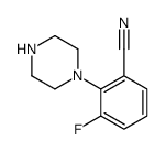 3-Fluoro-2-(piperazin-1-yl)benzonitrile picture