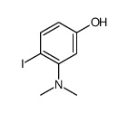 3-(二甲氨基)-4-碘苯酚结构式