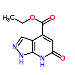 Ethyl 6-oxo-6,7-dihydro-1H-pyrazolo[3,4-b]pyridine-4-carboxylate structure