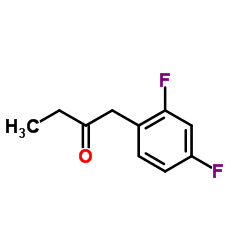 1-(2,4-Difluorophenyl)-2-butanone structure