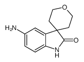 5-amino-2',3',5',6'-tetrahydrospiro[indoline-3,4'-pyran]-2-one结构式