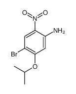 4-溴-5-异丙氧基-2-硝基苯胺结构式