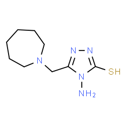 4-Amino-5-(azepan-1-ylmethyl)-4H-1,2,4-triazole-3-thiol structure