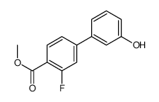 methyl 2-fluoro-4-(3-hydroxyphenyl)benzoate结构式