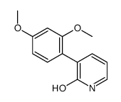 3-(2,4-dimethoxyphenyl)-1H-pyridin-2-one Structure
