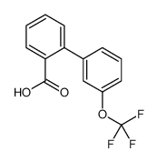 2-[3-(trifluoromethoxy)phenyl]benzoic acid Structure