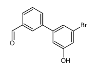 3-(3-bromo-5-hydroxyphenyl)benzaldehyde结构式