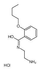 2-[(2-butoxybenzoyl)amino]ethylazanium,chloride Structure