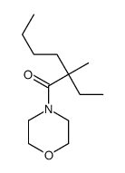 2-ethyl-2-methyl-1-morpholin-4-ylhexan-1-one结构式