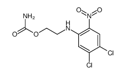 Carbamic acid 2-(4,5-dichloro-2-nitro-phenylamino)-ethyl ester结构式