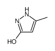 3-methyl-1H-pyrazol-5-ol Structure