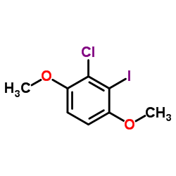 2-Chloro-3-iodo-1,4-dimethoxybenzene结构式