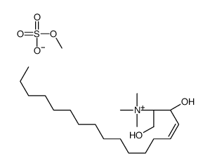 N,N,N-三甲基-D-赤型-神经鞘氨醇(硫酸甲酯盐)结构式