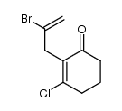2-(2-bromoallyl)-3-chlorocyclohex-2-enone结构式