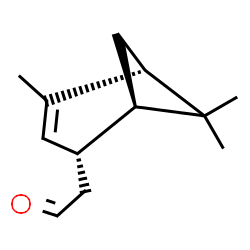 2-Formymethyl-4,6,6-trimethylbicyclo[3.1.1]hept-3-ene Structure