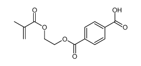 4-[2-(2-methylprop-2-enoyloxy)ethoxycarbonyl]benzoic acid结构式