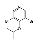 3,5-dibromo-4-propan-2-yloxypyridine结构式