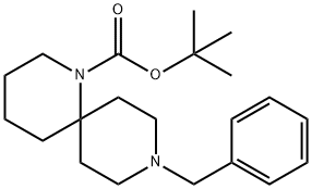 tert-Butyl 9-benzyl-1,9-diazaspiro[5.5]undecane-1-carboxylate Structure