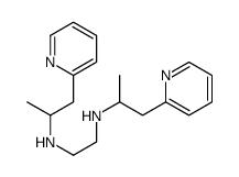 N,N'-bis(1-pyridin-2-ylpropan-2-yl)ethane-1,2-diamine结构式