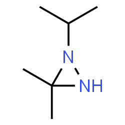 3,3-dimethyl-1-propan-2-yl-diaziridine structure