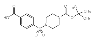 4-(4-(叔丁氧羰基)哌嗪-1-基磺酰基)苯甲酸图片