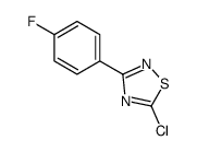 5-Chloro-3-(4-fluoro-phenyl)-[1,2,4]thiadiazole结构式
