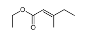 ethyl 3-methylpent-2-enoate Structure