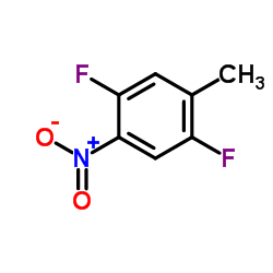 1,4-Difluoro-2-methyl-5-nitrobenzene Structure