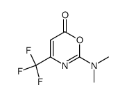 2-(二甲氨基)-4-(三氟甲基)-6H-1,3-恶嗪-6-酮结构式