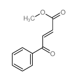 2-Butenoic acid,4-oxo-4-phenyl-, methyl ester structure