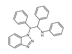 2-anilino-1-(benzotriazol-1-yl)-1,2-diphenylethane结构式