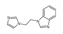 1-(2-imidazol-1-ylethyl)benzimidazole结构式