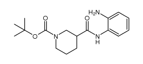 tert-butyl 3-((2-aminophenyl)carbamoyl)piperidine-1-carboxylate结构式