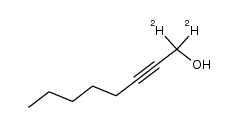 [1,1-(2)H2]oct-2-yn-1-ol结构式