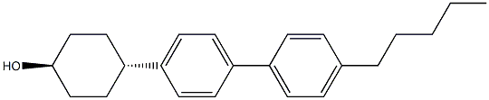 trans-4-(4'-Pentyl[1,1'-biphenyl]-4-yl)cyclohexanol Structure