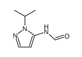 Formamide, N-[1-(1-methylethyl)-1H-pyrazol-5-yl]- (9CI) Structure