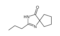 1,3-Diazaspiro[4.4]non-1-en-4-one,2-propyl-(9CI)结构式