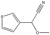 2-methoxy-2-(thiophen-3-yl)acetonitrile结构式