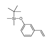 tert-butyl-(3-ethenylphenoxy)-dimethylsilane Structure