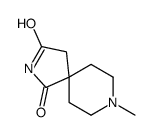 8-甲基-2,8-二氮杂螺[4.5]-1,3-癸二酮结构式