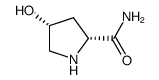 2-Pyrrolidinecarboxamide,4-hydroxy-,(2R-cis)-(9CI) structure