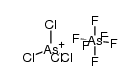 tetrachloroarsonium(V) hexafluoroarsenate(V)结构式