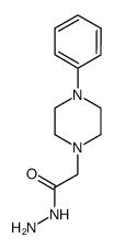 4-phenyl-1-piperazineacetic acid hydrazide Structure