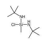 N-[(tert-butylamino)-chloro-methylsilyl]-2-methylpropan-2-amine结构式