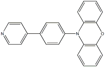 10-(4-(pyridin-4-yl)phenyl)-10H-phenoxazine structure