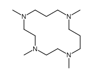 1,4,7,11-tetramethyl-1,4,7,11-tetrazacyclotetradecane Structure