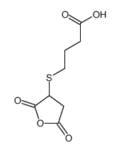 4-(2,5-dioxooxolan-3-yl)sulfanylbutanoic acid结构式