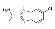 1-(5-氯-1h-1,3-苯并咪唑-2-基)乙-1-胺结构式